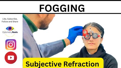 Fogging Testing advice|fogging technique in refraction.